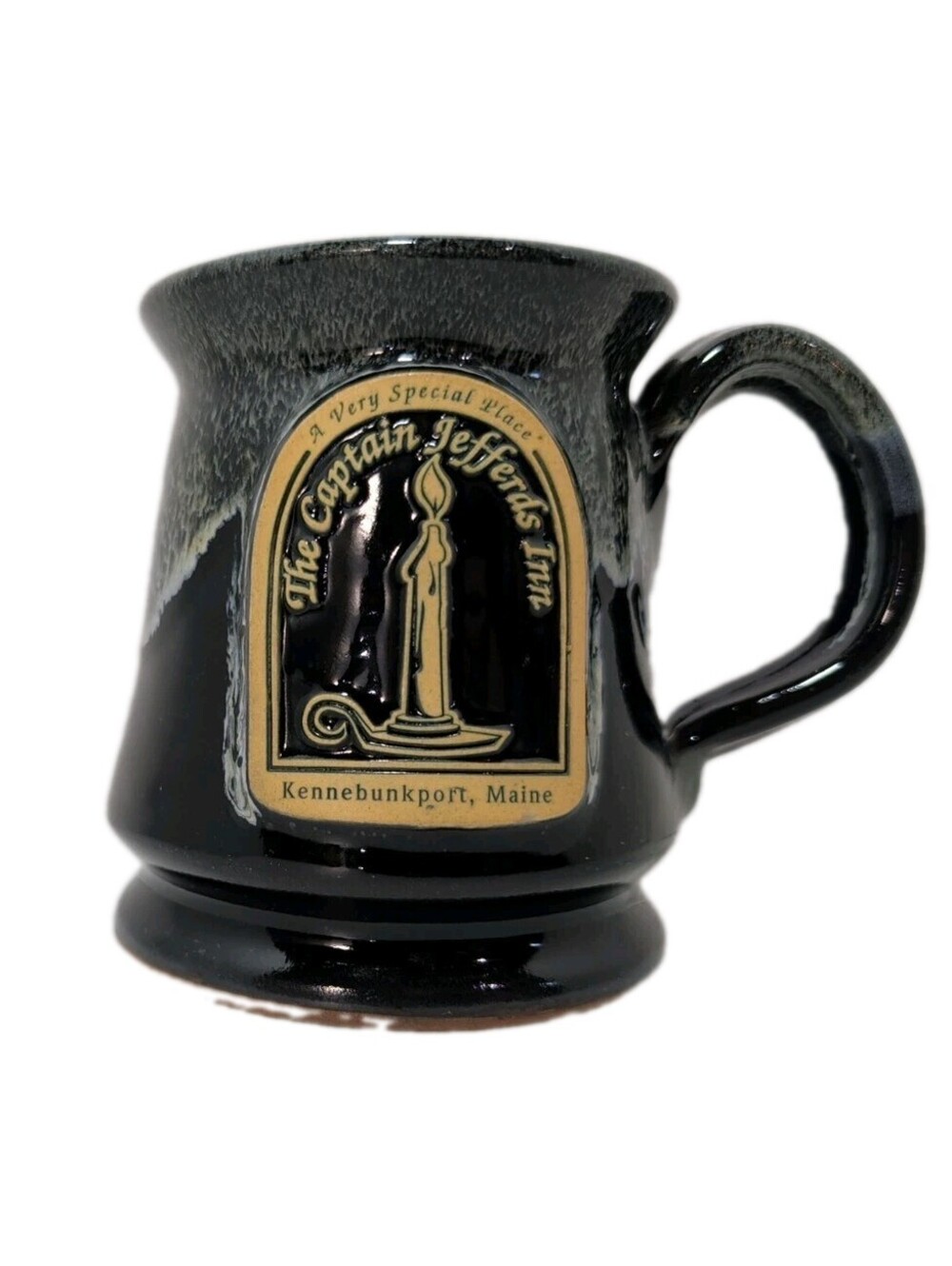 Deneen Pottery The Captain Jefferds Inn Kennebunkport Maine Coffee Mug DripGlaze